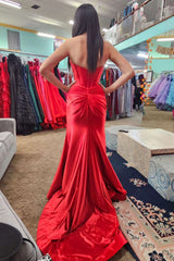 Sweetheart Cut Out Mermaid Long Prom Dress with Slit