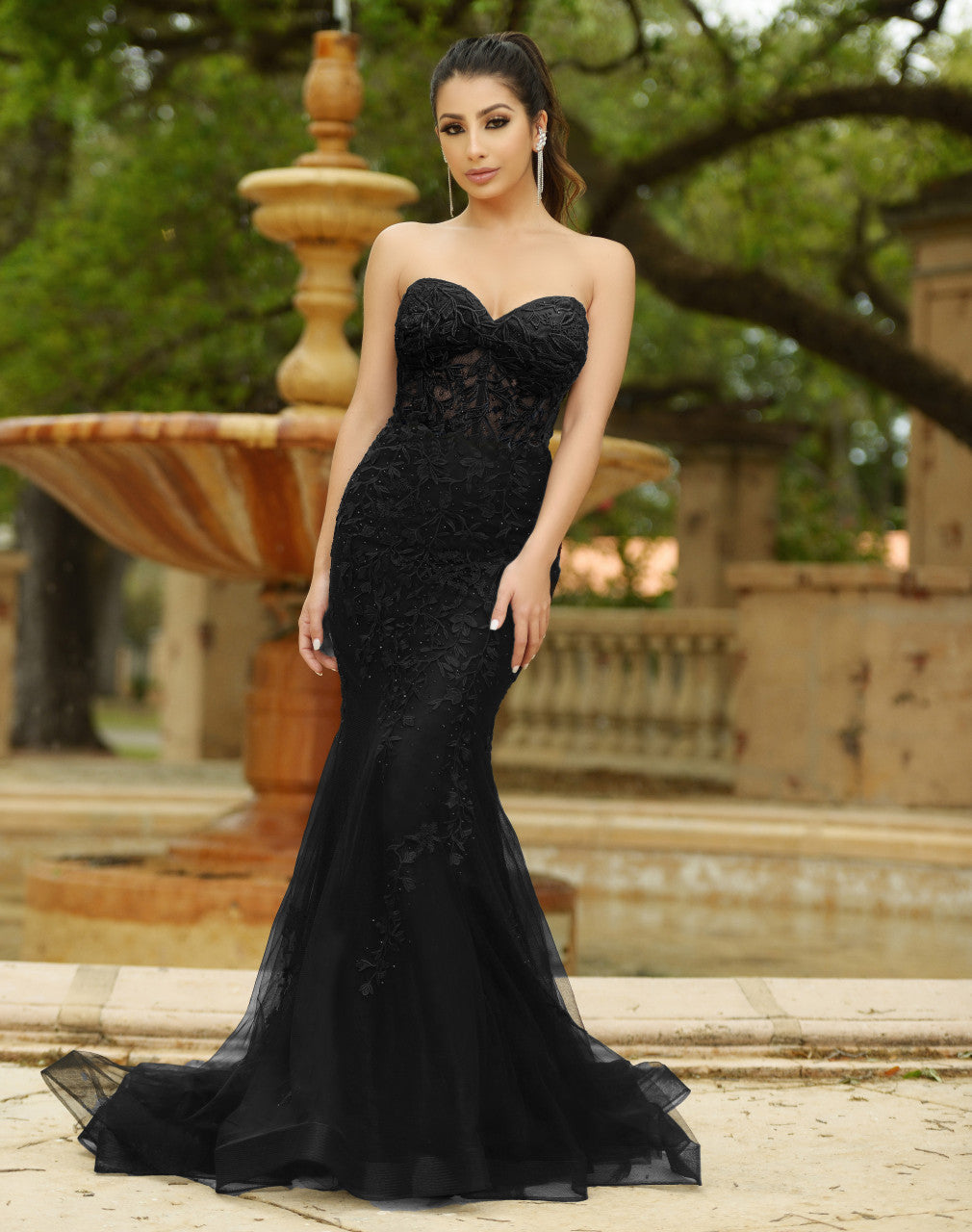 Size 6, Reva Gown- Black - FINAL SALE