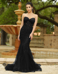 Size 6, Reva Gown- Black - FINAL SALE