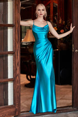 Cinderella Divine CH172 Spaghetti Strap Formal Long Prom Dress