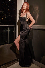 Cinderella Divine BD108 Sexy Spaghetti Strap Prom Long Dress