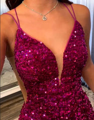 Sexy V-neck Sparkle Sequins Short Homecoming Dresses Knee Length Bodycon Party Dress