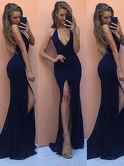 Sheath Satin V-Neck Sleeveless Floor-Length With Ruffles Dresses