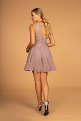 Short Cocktail Homecoming Chiffom Prom Dress