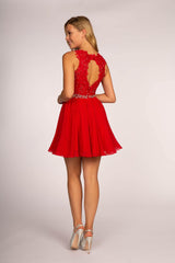 Short Cocktail Homecoming Chiffom Prom Dress