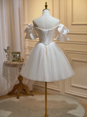 Courts robes de bal floral en dentelle à champagne Lit