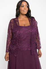 Short Mother Of The Bride Dress With Jacket Sale