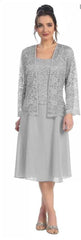 Short Mother Of The Bride Dress With Jacket Sale