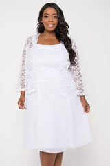 Short Mother Of The Bride Dress With Jacket Sale