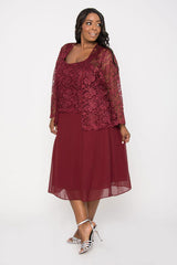 Short Mother Of The Bride Dress With Jacket Sale