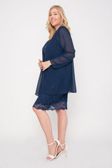 Short Mother of the Bride Formal Plus Size Dress