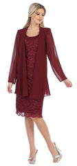 Short Mother of the Bride Formal Plus Size Dress