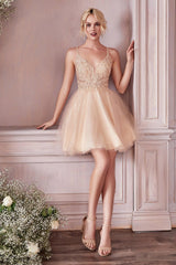 Cinderella Divine CD0190 Short Homecoming Dress
