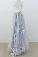 Short Sleeve Appliques Tulle A-line Wedding Dress