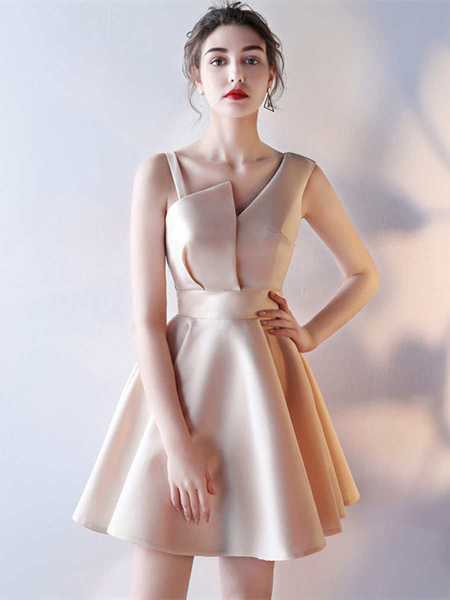 Custom Made Special Champagne Short Prom Dresses, Short Graduation Dresses, Formal Dresses