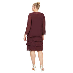 SL Fashions 622372 Short Mother of the Bride Dress