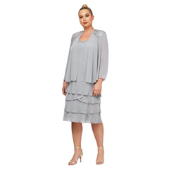 SL Fashions 622372 Short Mother of the Bride Dress