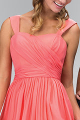 Sleeveless Chiffon Long Formal Dress
