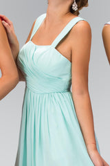 Sleeveless Chiffon Long Formal Dress