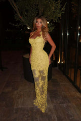 Sleeveless Lace Mermaid Prom Dress Sweetheart Evening Dress