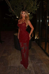 Sleeveless Lace Mermaid Prom Dress Sweetheart Evening Dress