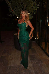 Sleeveless Lace Mermaid Prom Dress Sweetheart Evening Dress