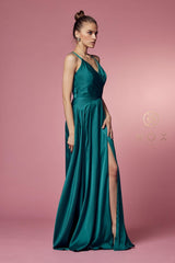 Sleeveless Long Prom Dress