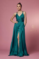 Sleeveless Long Prom Dress
