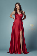 Sleeveless Long Prom Dress