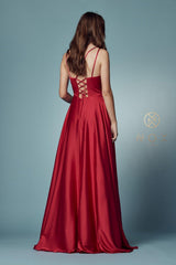 Sleeveless Long Prom Dress