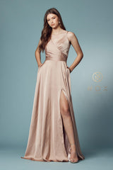 Sleeveless Long Prom Dress