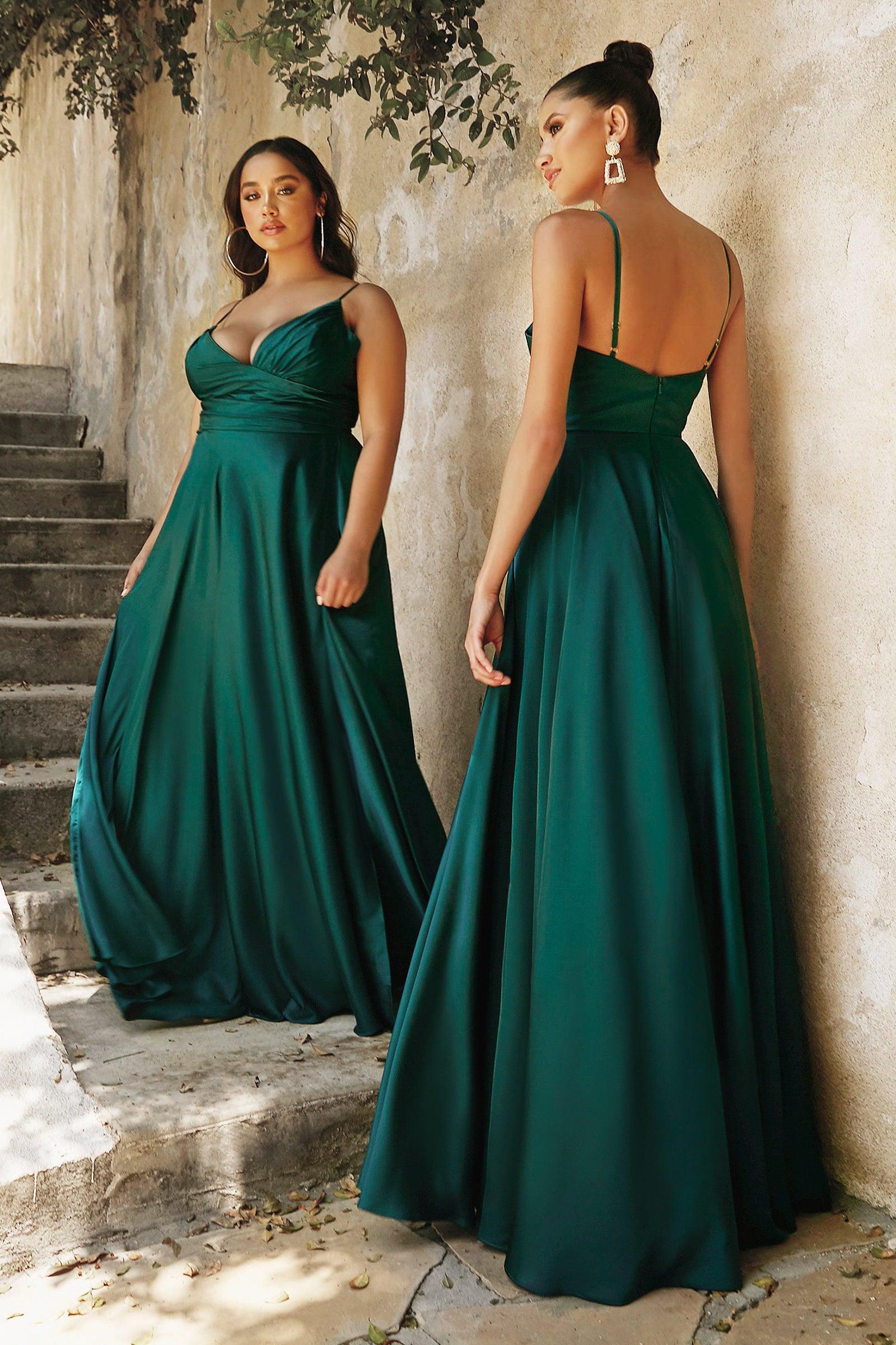 dark green plus size prom dresses Plus-Size Strapless Sweetheart Prom Dress CL7496C Sage / 16 main image 1