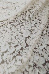 Sparkly Floral Lace Boho Mermaid Wedding Dresses Strapless TS001