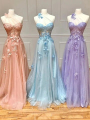 Sparkly Tulle Lace Prom Dresses 2025 One Shoulder Formal Gown with Slit - FD5158