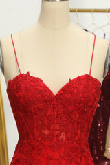 Stormy Spaghetti Straps Tight Short Homecoming Dress with Appliques