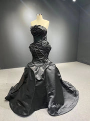 Strapless Mermaid Satin Wedding Dresses 67525