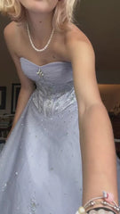 Pretty Prom Dress Long Princess Birthday Evening Gown