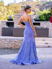 Mermaid Spaghetti Straps Sweetheart Sequin Prom/Evening Dress
