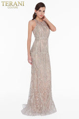 Terani Couture 1822GL7508 Sexy Long Prom Dress