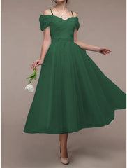 Women's Party Dress Homecoming Dress Cocktail Dress Midi Dress Pink Wine Dark Green Short Sleeve Pure Color Mesh Spring Fall Winter V Neck Fashion Wedding Guest Birthday Vacation