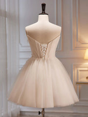 V couche Light Light Champagne en tulle