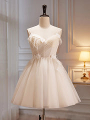 V couche Light Light Champagne en tulle
