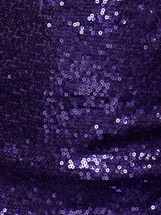 Verona | Two-Piece Feathered Bodice Purple Cocktail Dress