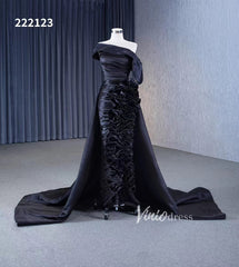Vintage Mermaid Pageant Dress Ruffled Formal Dresses with Overskirt 222123