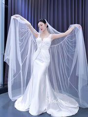 Vintage Mermaid Satin Wedding Dresses 67502