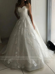Vintage Strapless Lace Wedding Dresses 2019 VW1334
