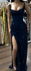Classy Mermaid Strapless Purple Girls Sequin Grape Sequin Long Prom Dresses Party Dress Birthday Outfits Graduation Dresses W992