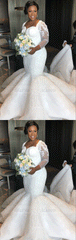 Luxury Lace Mermaid Wedding Dresses
