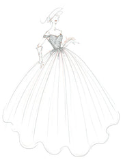 Wedding Dress Princess Silhouette Court Train Off The Shoulder Sleeveless Natural Waist Lace Tulle Bridal Gowns