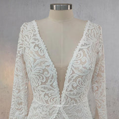 Whisper Lace Embroidery Bridal Gown Wedding Dress
